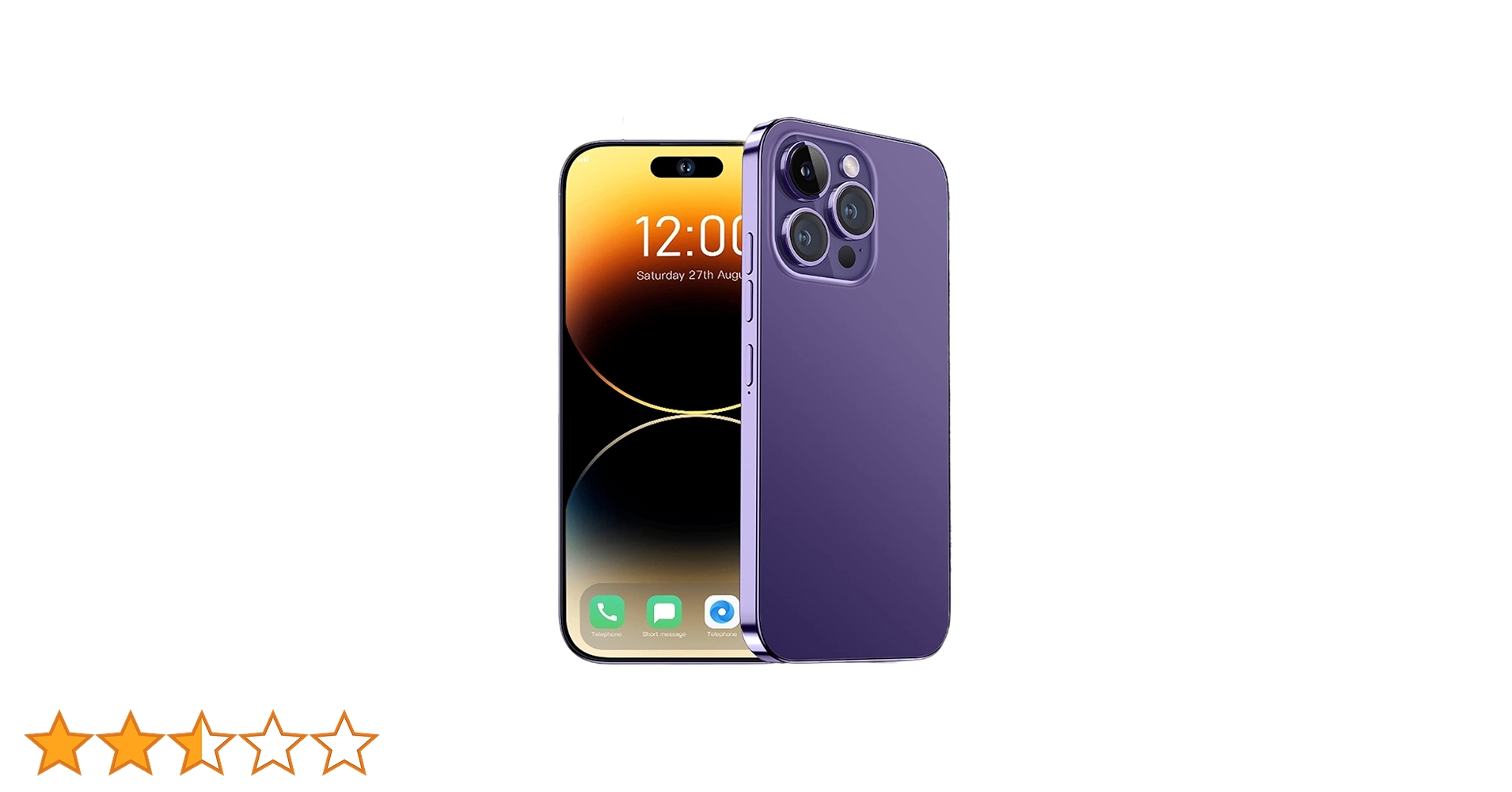 Amazon | I4ProMax 4Gスマートフォン，6.82 インチ HD